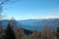 Der phantastische Blick von Pradecolo nach Süden auf den Lago Maggiore